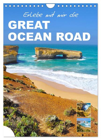 Erlebe mit mir die Great Ocean Road (Wandkalender 2024 DIN A4 hoch) CALVENDO Monatskalender