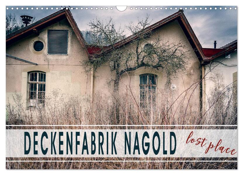 Deckenfabrik Nagold - lost place (Wandkalender 2024 DIN A3 quer) CALVENDO Monatskalender