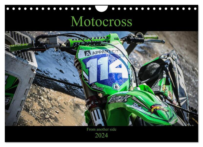 Motocross From another side 2024 (Wandkalender 2024 DIN A4 quer) CALVENDO Monatskalender