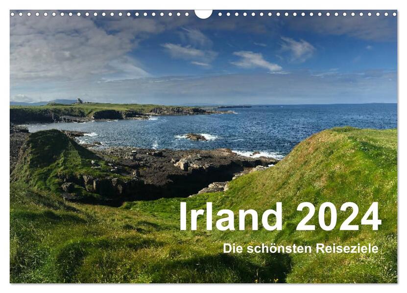 Irland 2024 - Die schönsten Reiseziele (Wandkalender 2024 DIN A3 quer) CALVENDO Monatskalender