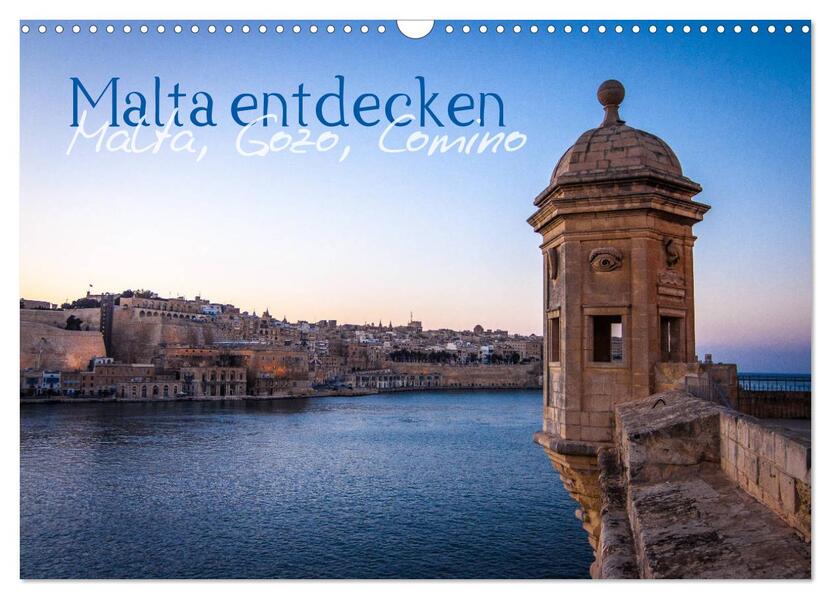 Malta entdecken Malta Gozo Comino (Wandkalender 2024 DIN A3 quer) CALVENDO Monatskalender