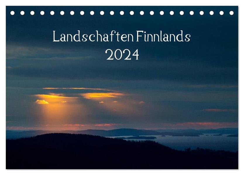 Landschaften Finnlands (Tischkalender 2024 DIN A5 quer) CALVENDO Monatskalender