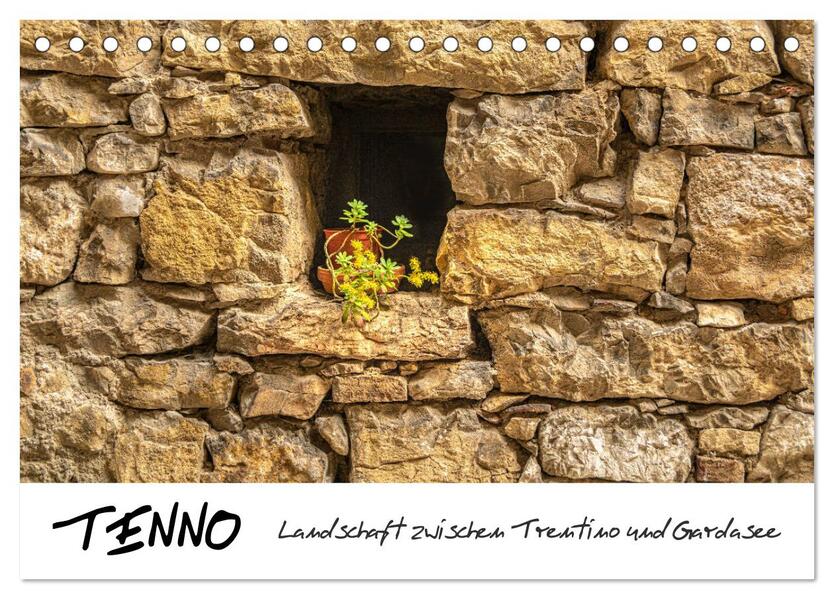 Tenno - Landschaft zwischen Trentino und Gardasee (Tischkalender 2024 DIN A5 quer) CALVENDO Monatskalender