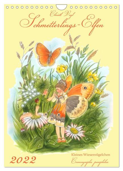 Schmetterlings-Elfen (Wandkalender 2024 DIN A4 hoch) CALVENDO Monatskalender