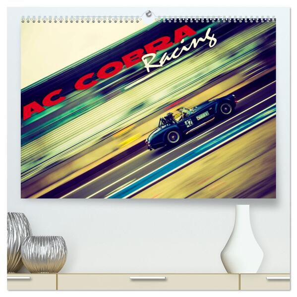 AC Cobra - Racing (hochwertiger Premium Wandkalender 2024 DIN A2 quer) Kunstdruck in Hochglanz