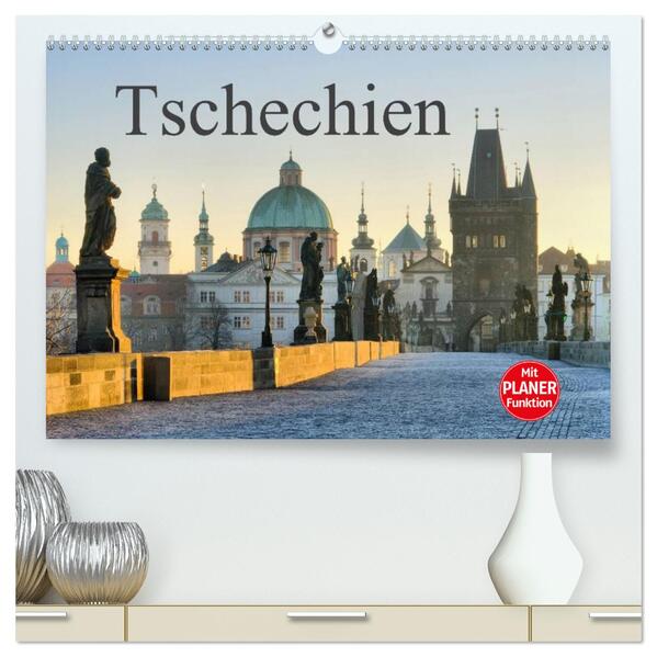 Tschechien (hochwertiger Premium Wandkalender 2024 DIN A2 quer) Kunstdruck in Hochglanz