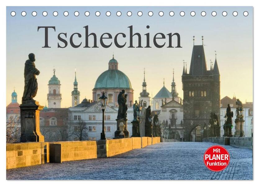 Tschechien (Tischkalender 2024 DIN A5 quer) CALVENDO Monatskalender