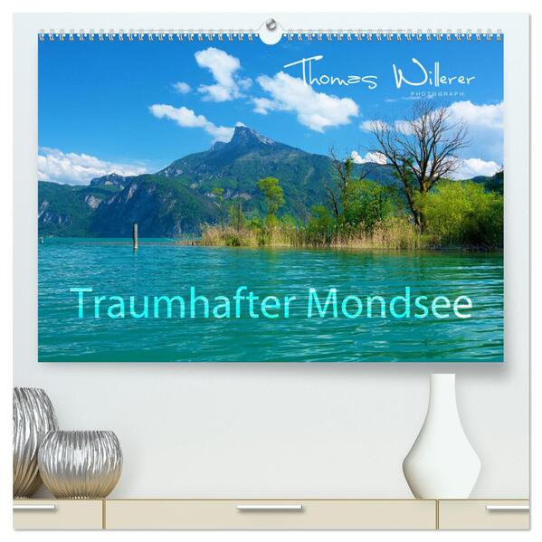Traumhafter Mondsee (hochwertiger Premium Wandkalender 2024 DIN A2 quer) Kunstdruck in Hochglanz