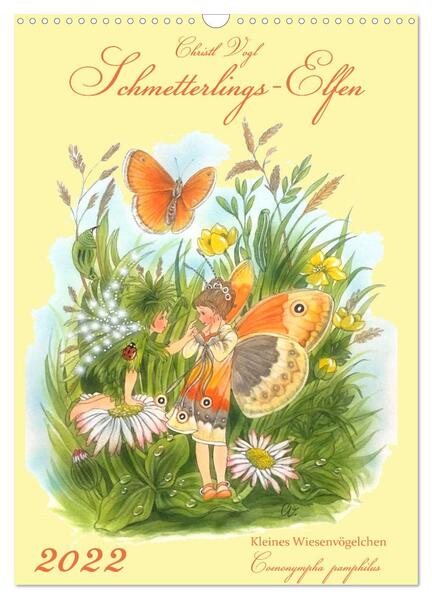 Schmetterlings-Elfen (Wandkalender 2024 DIN A3 hoch) CALVENDO Monatskalender