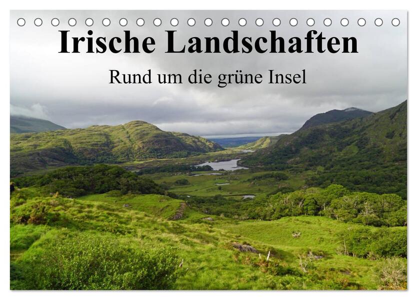 Irische Landschaften - Rund um die grüne Insel (Tischkalender 2024 DIN A5 quer) CALVENDO Monatskalender