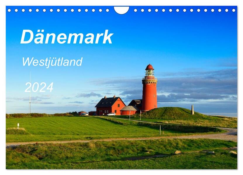 Dänemark Westjütland (Wandkalender 2024 DIN A4 quer) CALVENDO Monatskalender