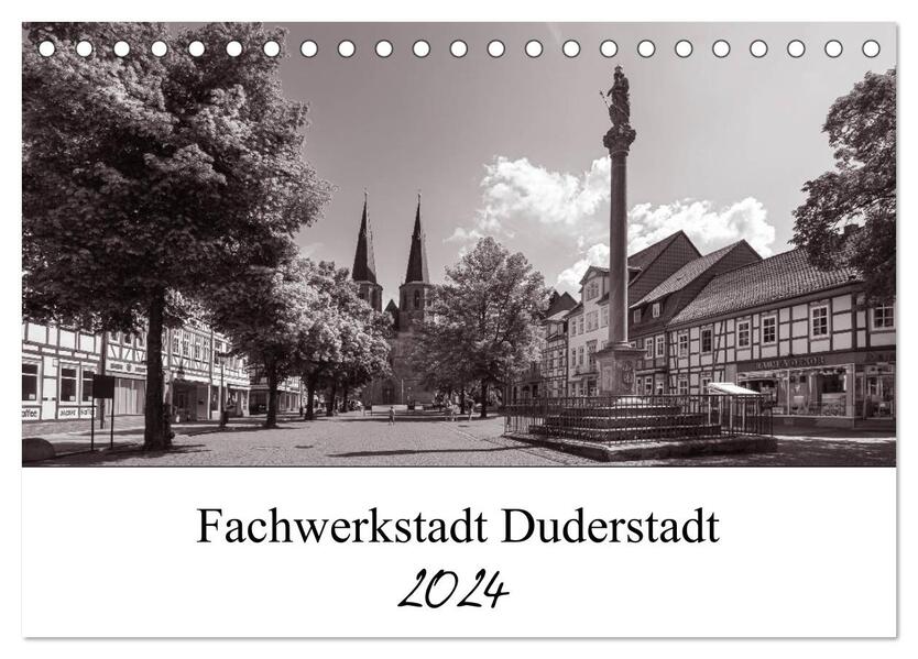 Duderstadt am Harz (Tischkalender 2024 DIN A5 quer) CALVENDO Monatskalender