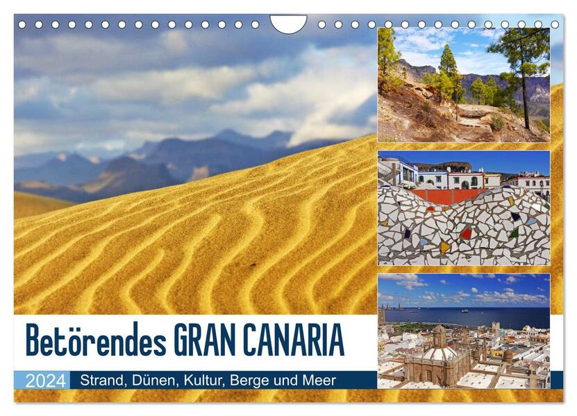 Betörendes Gran Canaria (Wandkalender 2024 DIN A4 quer) CALVENDO Monatskalender