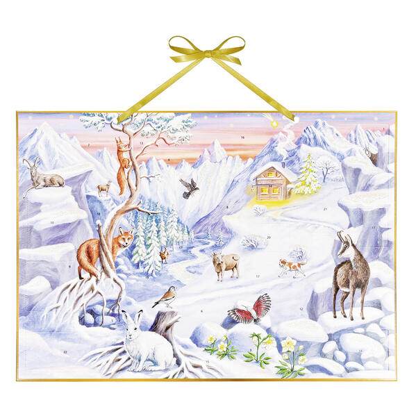 Adventskalender 'Unsere Tiere in den Alpen'