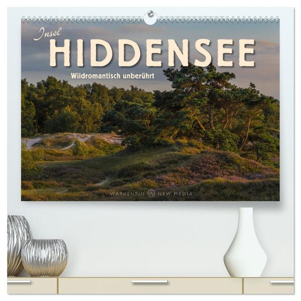 Insel Hiddensee - Wildromantisch unberührt (hochwertiger Premium Wandkalender 2024 DIN A2 quer) Kunstdruck in Hochglanz