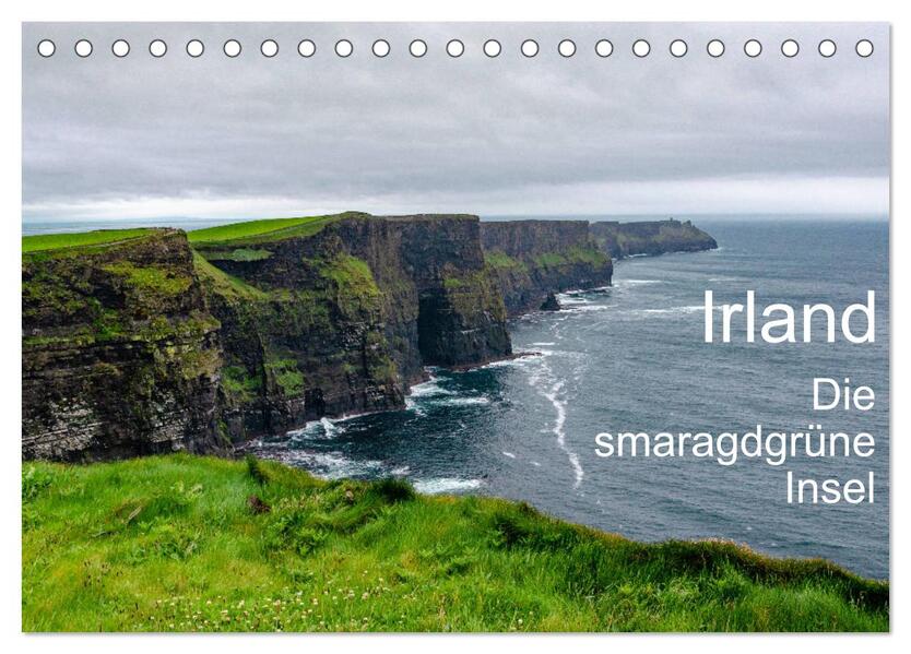 Irland - Die smaragdgrüne Insel (Tischkalender 2024 DIN A5 quer) CALVENDO Monatskalender
