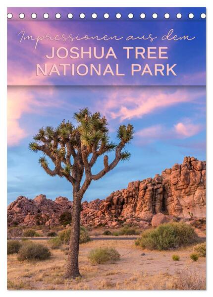 Impressionen aus dem JOSHUA TREE NATIONAL PARK (Tischkalender 2024 DIN A5 hoch) CALVENDO Monatskalender