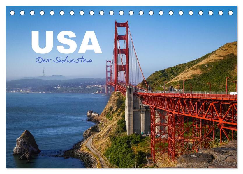 USA - Der Südwesten (Tischkalender 2024 DIN A5 quer) CALVENDO Monatskalender