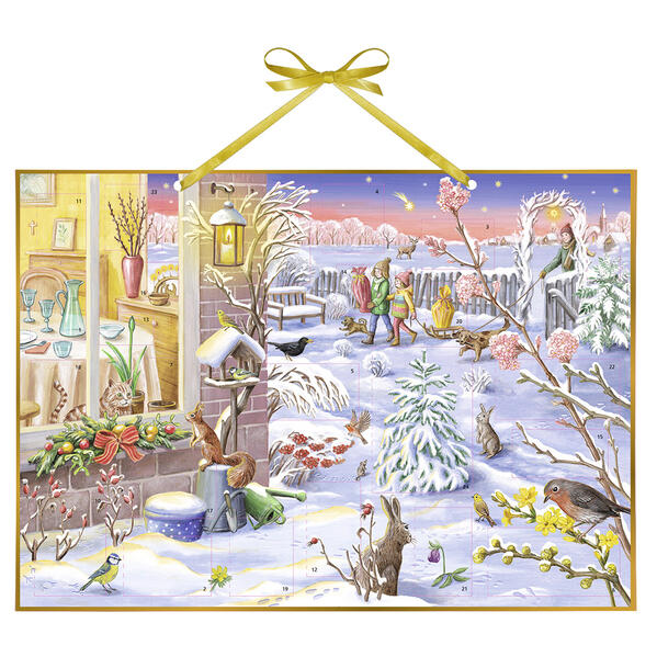 Adventskalender 'Blüten im Schnee'
