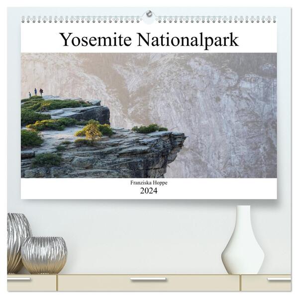 Yosemite Nationalpark (hochwertiger Premium Wandkalender 2024 DIN A2 quer) Kunstdruck in Hochglanz