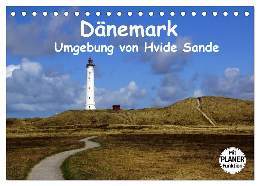 Dänemark - Umgebung von Hvide Sande (Tischkalender 2024 DIN A5 quer) CALVENDO Monatskalender