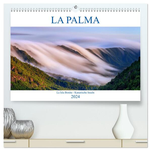 La Palma - La Isla Bonita - Kanarische Inseln (hochwertiger Premium Wandkalender 2024 DIN A2 quer) Kunstdruck in Hochglanz