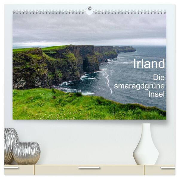 Irland - Die smaragdgrüne Insel (hochwertiger Premium Wandkalender 2024 DIN A2 quer) Kunstdruck in Hochglanz