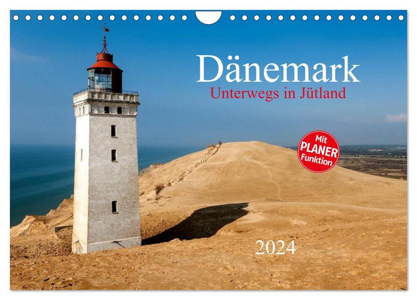 Dänemark Unterwegs in Jütland 2024 (Wandkalender 2024 DIN A4 quer) CALVENDO Monatskalender