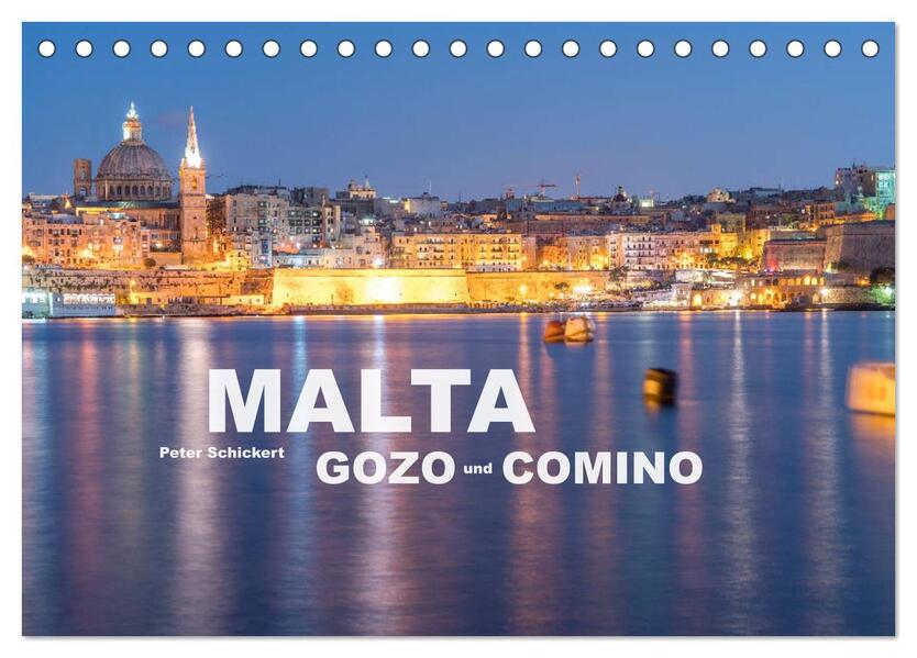 Malta - Gozo und Comino (Tischkalender 2024 DIN A5 quer) CALVENDO Monatskalender