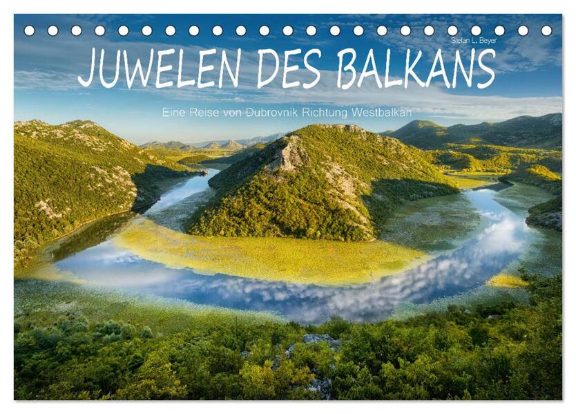 Juwelen des Balkans (Tischkalender 2024 DIN A5 quer) CALVENDO Monatskalender