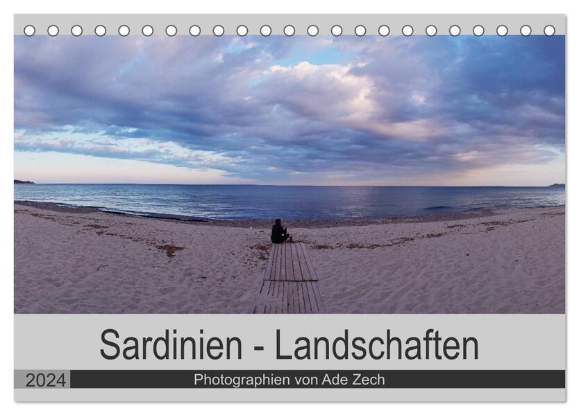 Sardinien - Landschaften (Tischkalender 2024 DIN A5 quer) CALVENDO Monatskalender