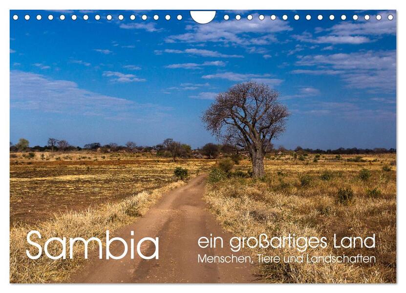 Sambia - ein großartiges Land (Wandkalender 2024 DIN A4 quer) CALVENDO Monatskalender
