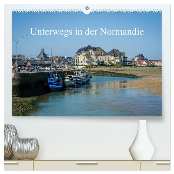 Unterwegs in der Normandie (hochwertiger Premium Wandkalender 2024 DIN A2 quer) Kunstdruck in Hochglanz