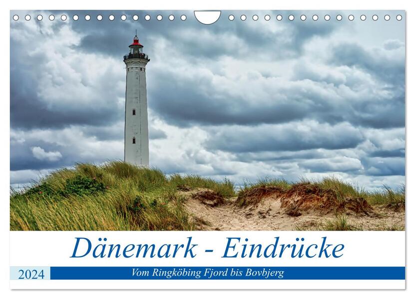 Dänemark - Eindrücke Vom Ringköbing Fjord bis Bovbjerg (Wandkalender 2024 DIN A4 quer) CALVENDO Monatskalender
