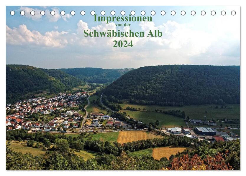 Impressionen von der Schwäbischen Alb (Tischkalender 2024 DIN A5 quer) CALVENDO Monatskalender