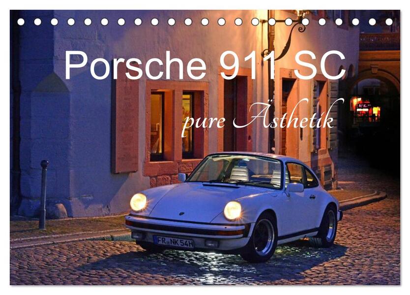  911 SC pure Ästhetik (Tischkalender 2024 DIN A5 quer) CALVENDO Monatskalender