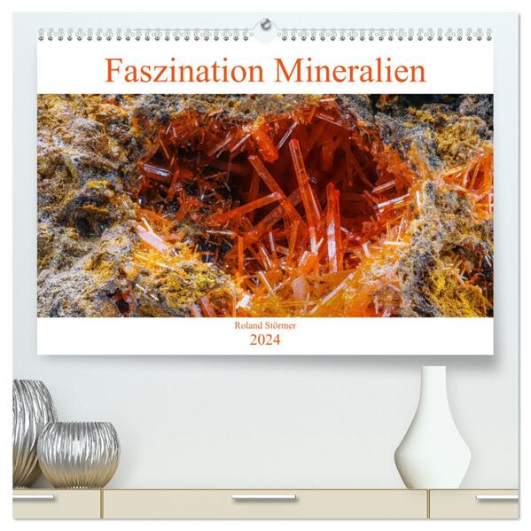 Faszination Mineralien (hochwertiger Premium Wandkalender 2024 DIN A2 quer) Kunstdruck in Hochglanz