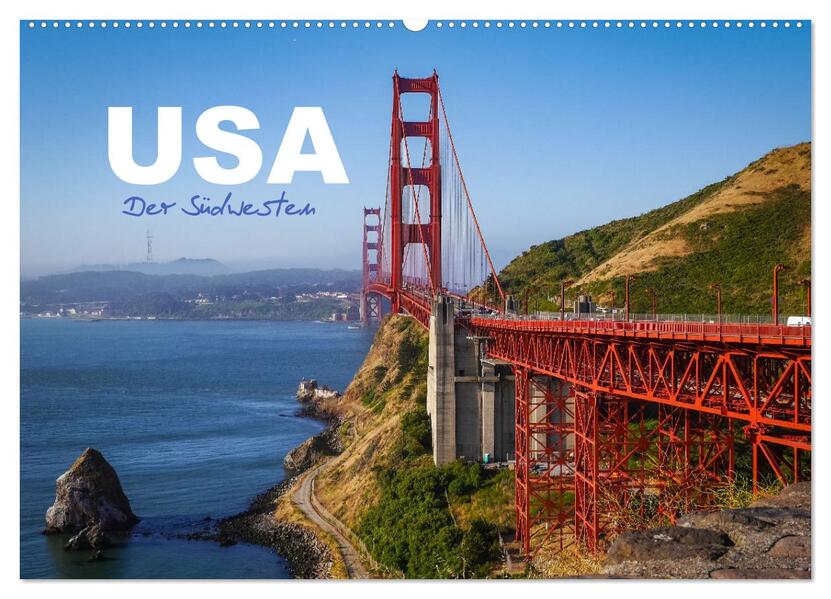 USA - Der Südwesten (Wandkalender 2024 DIN A2 quer) CALVENDO Monatskalender