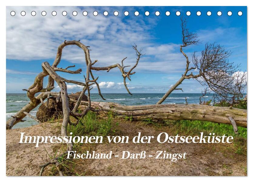 Impressionen von der Ostsee Fischland-Darß-Zingst (Tischkalender 2024 DIN A5 quer) CALVENDO Monatskalender