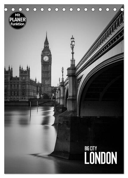 Big City London (Tischkalender 2024 DIN A5 hoch) CALVENDO Monatskalender