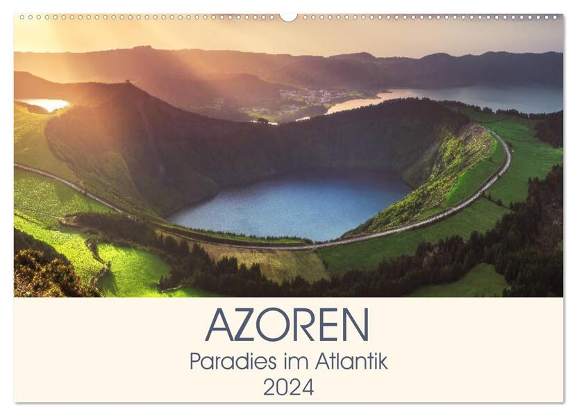 Azoren Paradies im Atlantik (Wandkalender 2024 DIN A2 quer) CALVENDO Monatskalender