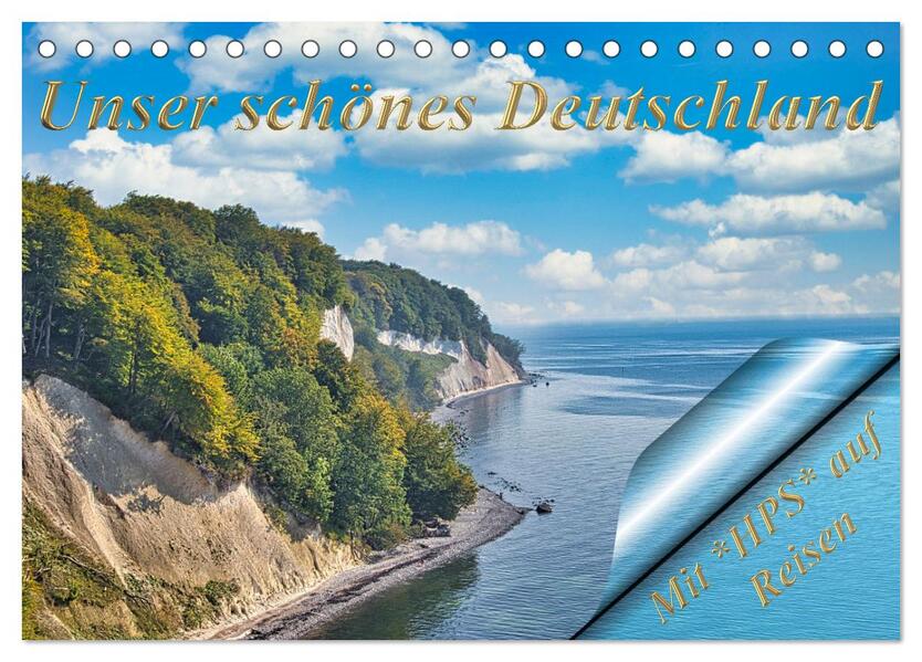 Unser schönes Deutschland (Tischkalender 2024 DIN A5 quer) CALVENDO Monatskalender