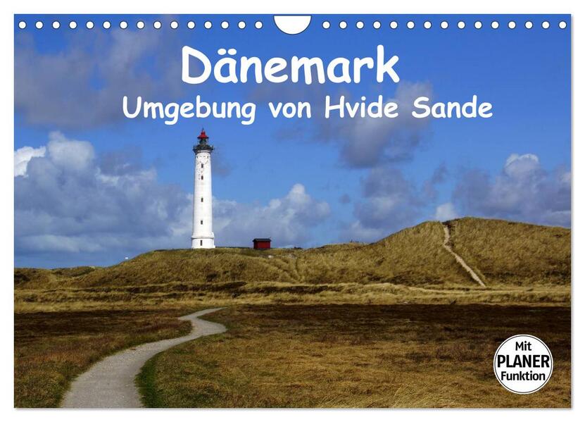 Dänemark - Umgebung von Hvide Sande (Wandkalender 2024 DIN A4 quer) CALVENDO Monatskalender