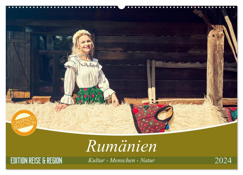 Rumänien Kultur - Menschen - Natur (Wandkalender 2024 DIN A2 quer) CALVENDO Monatskalender
