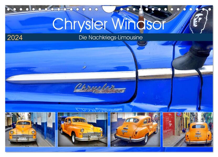 Chrysler Windsor - Die Nachkriegs-Limousine (Wandkalender 2024 DIN A4 quer) CALVENDO Monatskalender