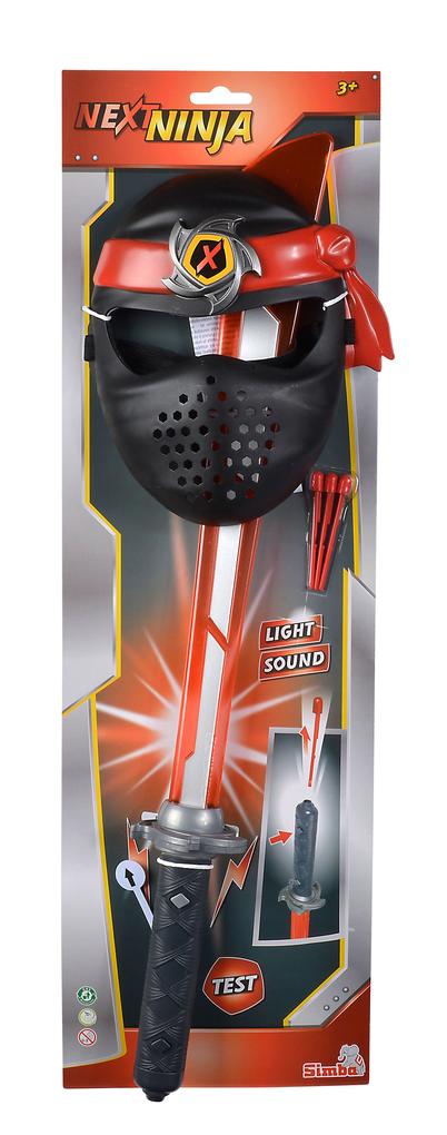 Next Ninja Schwert und Maske rot