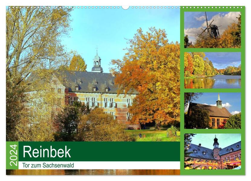 Reinbek Tor zum Sachsenwald (Wandkalender 2024 DIN A2 quer) CALVENDO Monatskalender