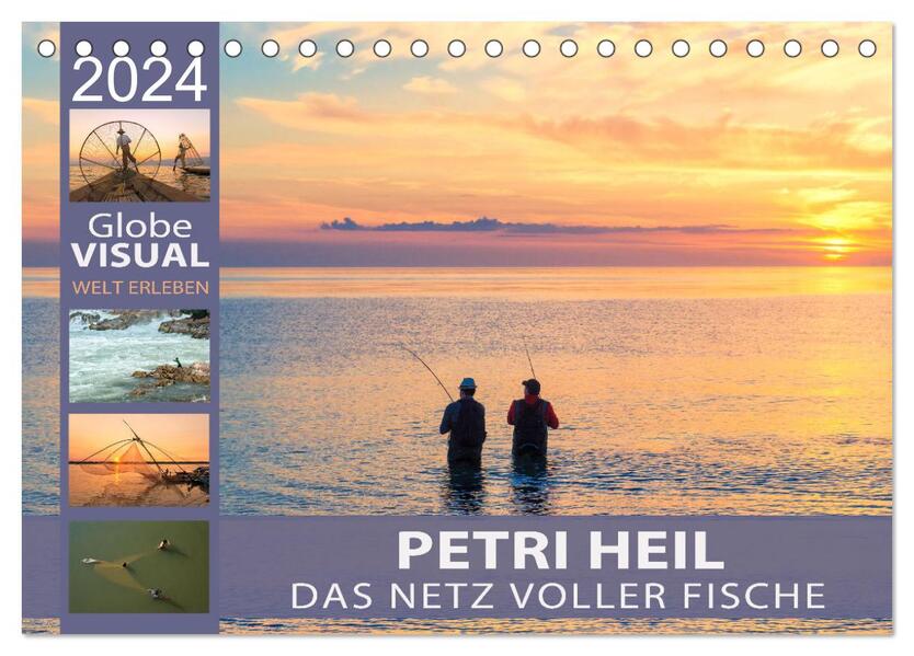 PETRI HEIL - Das Netz voller Fische (Tischkalender 2024 DIN A5 quer) CALVENDO Monatskalender