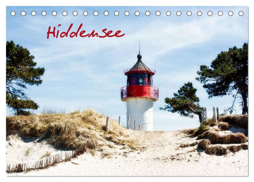 Insel Hiddensee (Tischkalender 2024 DIN A5 quer) CALVENDO Monatskalender