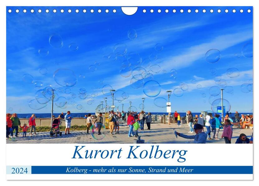 Kurort Kolberg (Wandkalender 2024 DIN A4 quer) CALVENDO Monatskalender